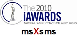 msXsms Winner AIIA ACT State Award 