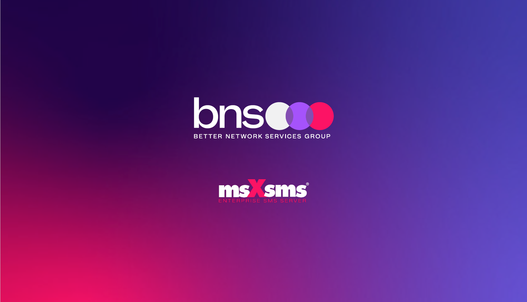 Why use msXsms Enterprise SMS Software from BNS Group?